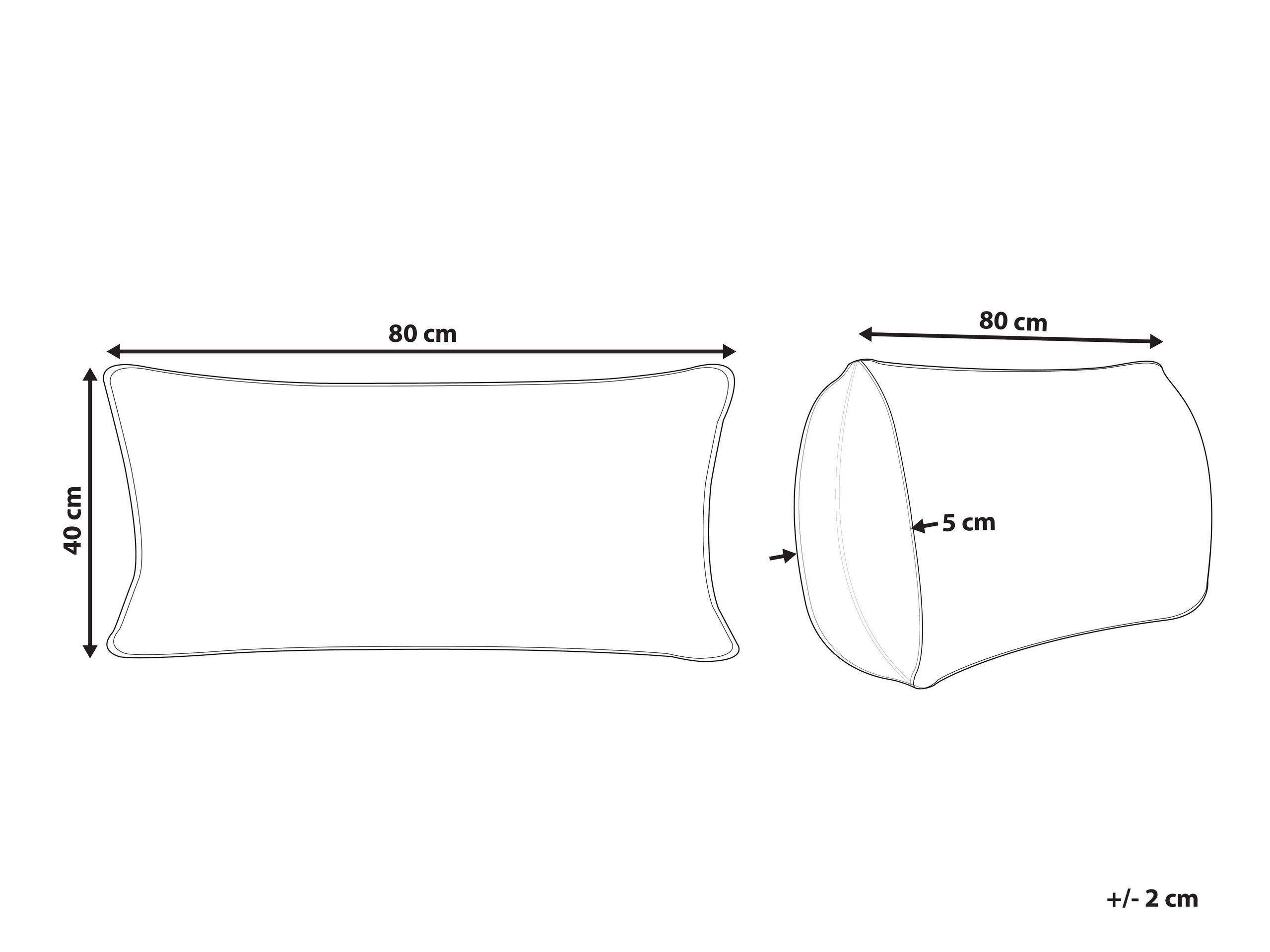 Beliani PELISTER Coton Japara Oreiller  