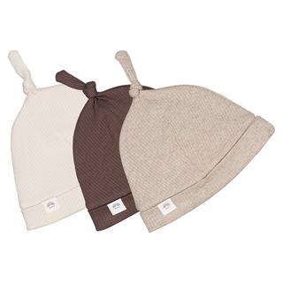 La Redoute Collections  Lot de 3 bonnets en côtes 