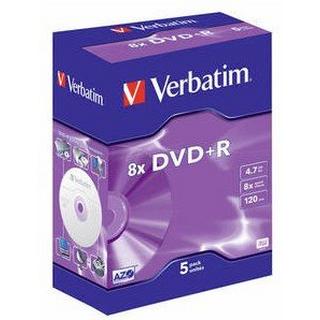 Verbatim  Verbatim DVD+R 8x 4,7 GB 5 pz 