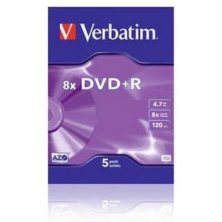 Verbatim  Verbatim DVD+R 8x 4,7 GB 5 pz 