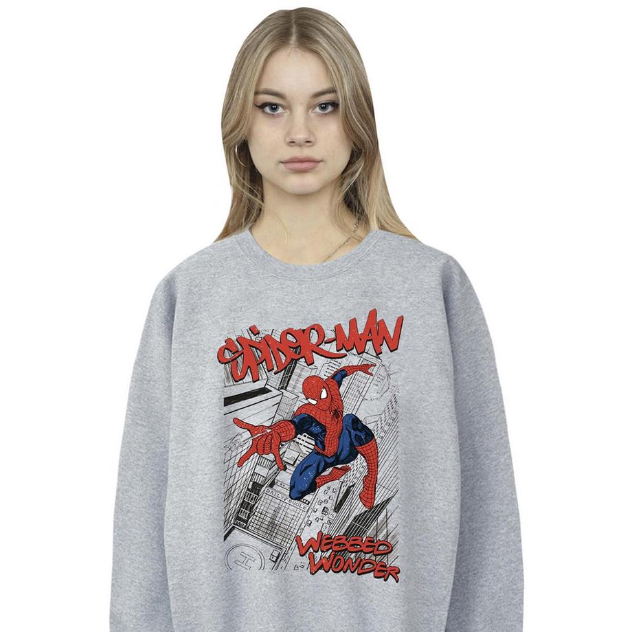 MARVEL Spider-Man Webbed Wonder Felpa  