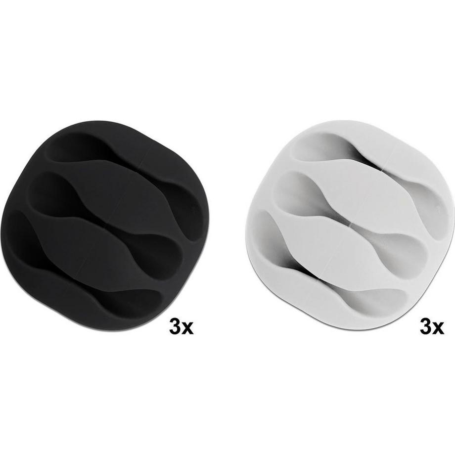 DeLock  Support de câble  pour câbles, autocollant pièce 