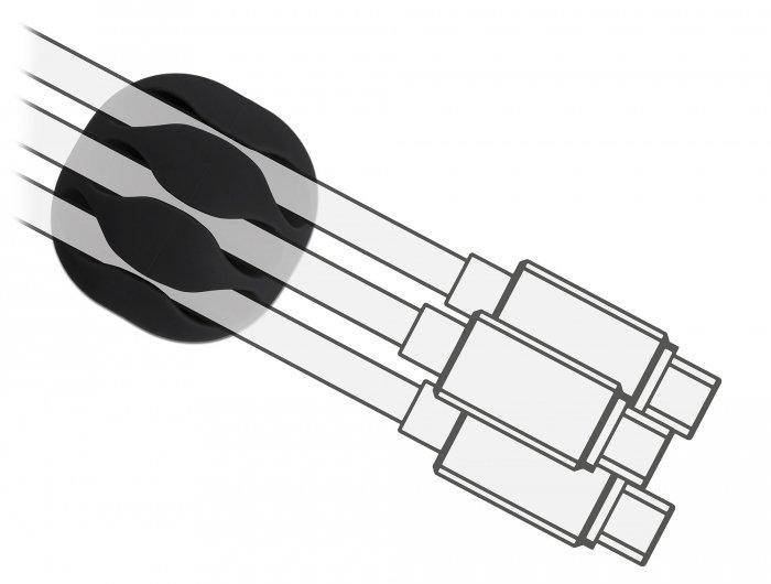 DeLock  Kabelhalter für Kabel, selbstklebend Stück 