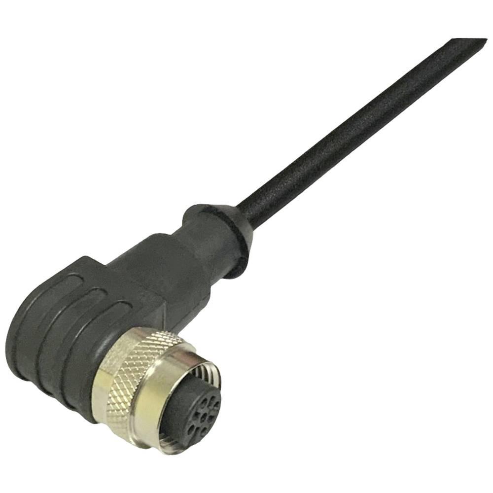 BKL Electronic  M12 Sensor/Aktor Anschlussleitung PUR, Kupplung gewinkelt, 4.5-polig, auf offenes Ende, 0.34 mm², 5 