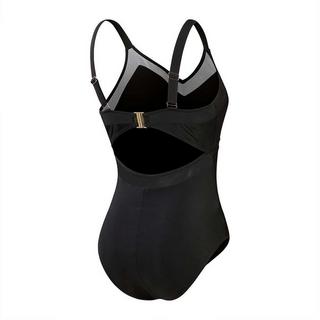 speedo  costume da bagno a 1 pezzo eco mesh detail 1p bla 