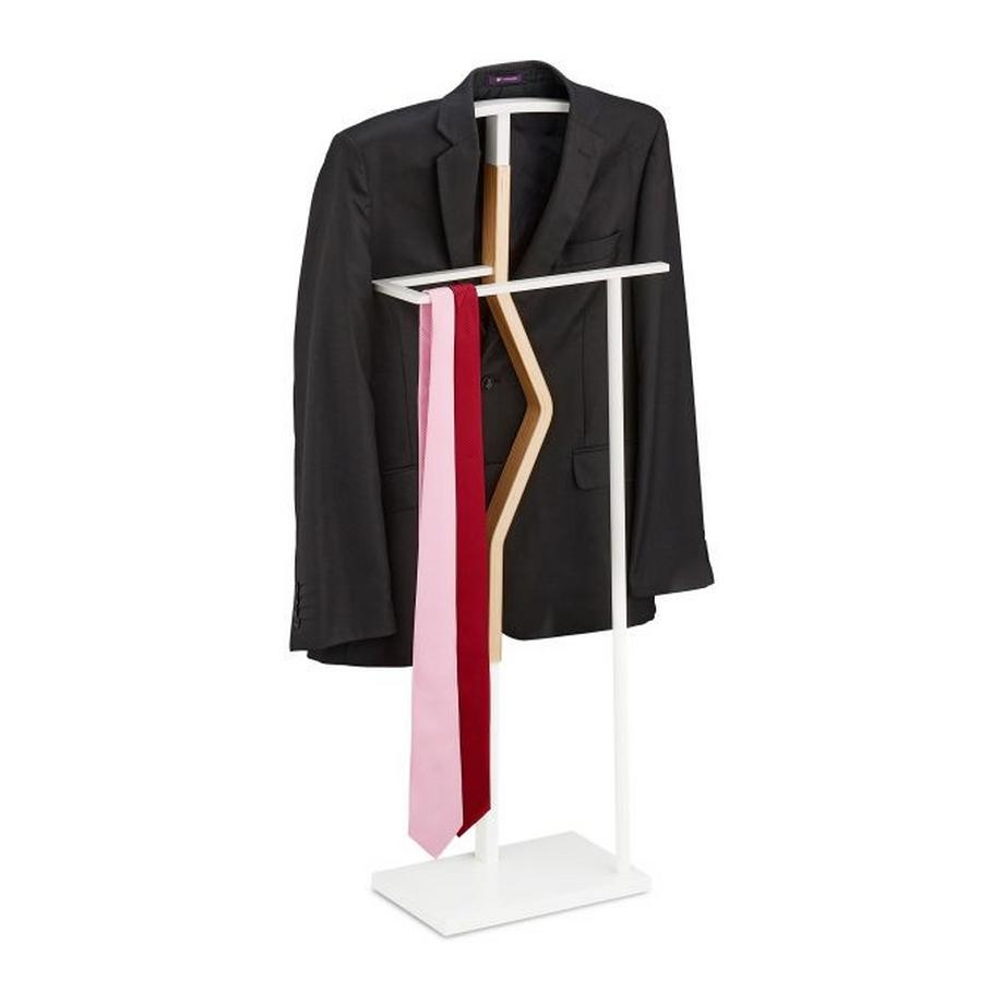 Valet Suit Stand Bianco