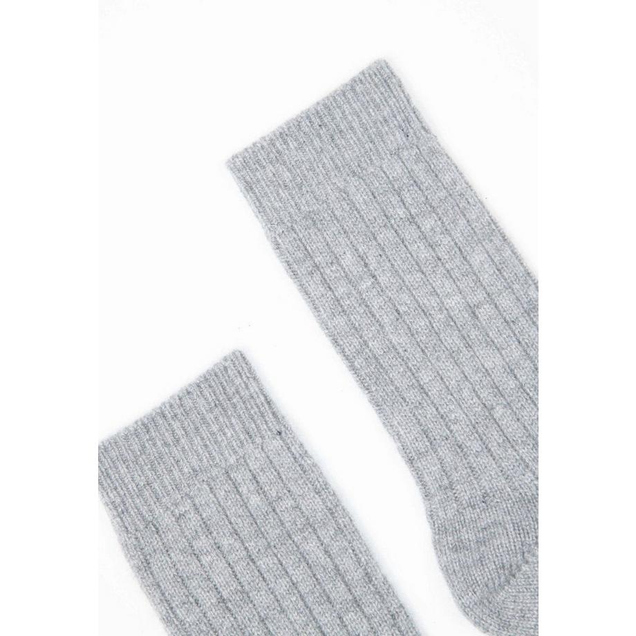 Studio Cashmere8 UNI 12 Traditionelle Rippe 4 Fäden Kaschmir Socken  