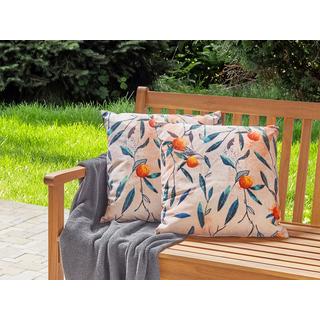 Beliani Lot de 2 coussins en Polyester Moderne PIALPETTA  