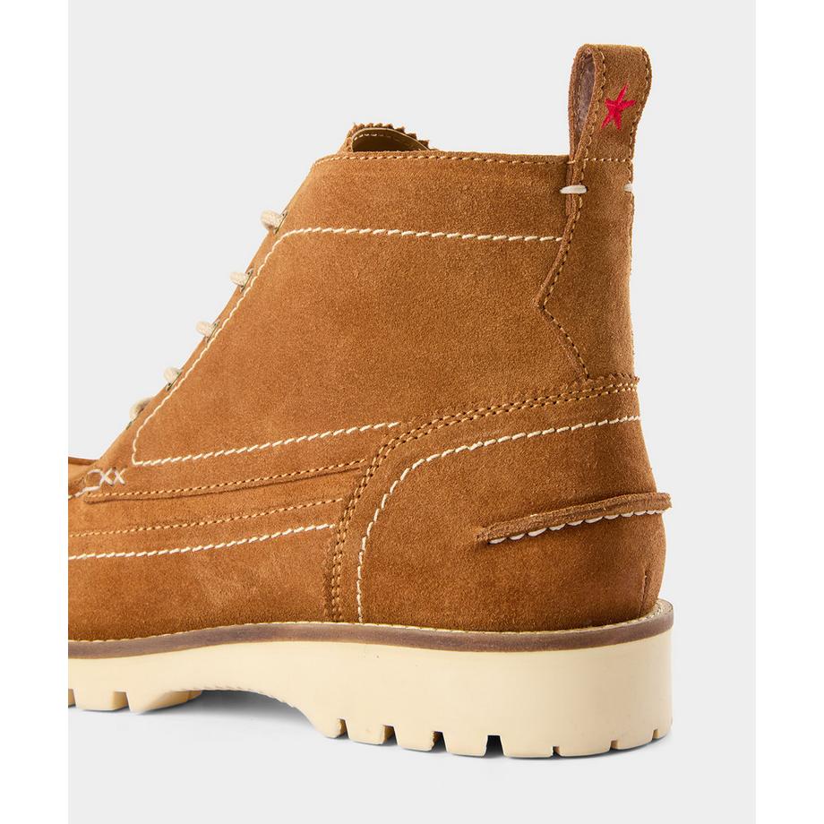 Joe Browns Schnürstiefel aus Veloursleder mit markanter Sohle  