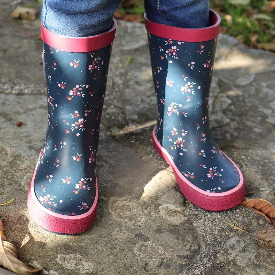 Rouchette  bottes de pluie enfant goji 