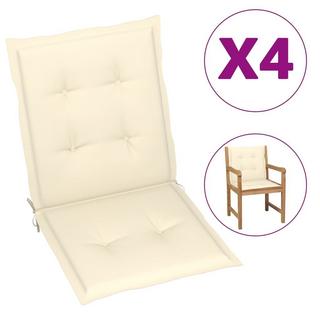 VidaXL Coussins de chaise de jardin 4 pcs  100x50x3 cm  