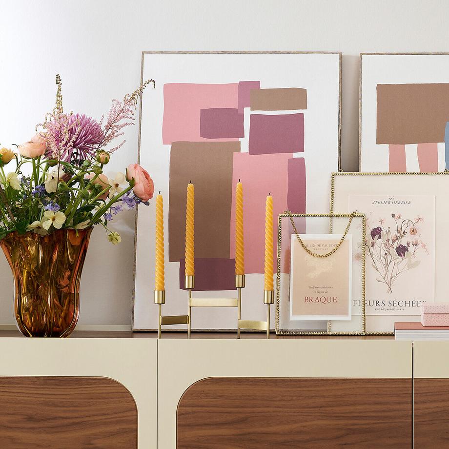 La Redoute Intérieurs  Bougeoir 4 bougies en laiton 