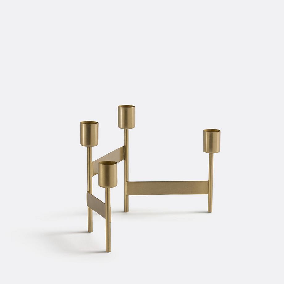 La Redoute Intérieurs  Bougeoir 4 bougies en laiton 