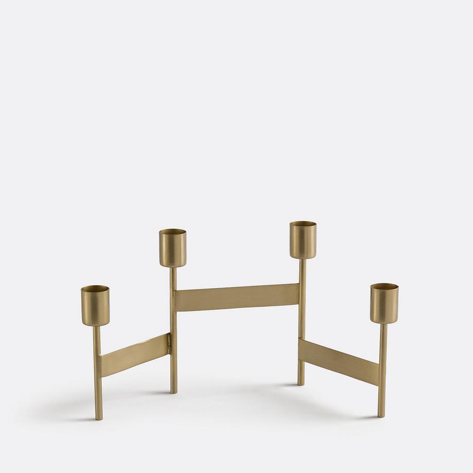 La Redoute Intérieurs  Bougeoir 4 bougies en laiton 