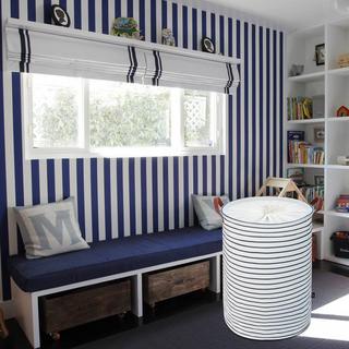 Alopini Faltbare runde Aufbewahrungswäschekörbe, Baumwolle  