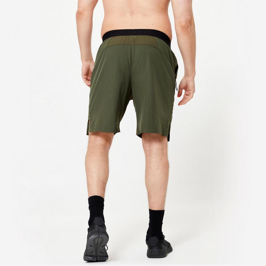 DOMYOS  Shorts uomo fitness tasche con zip 