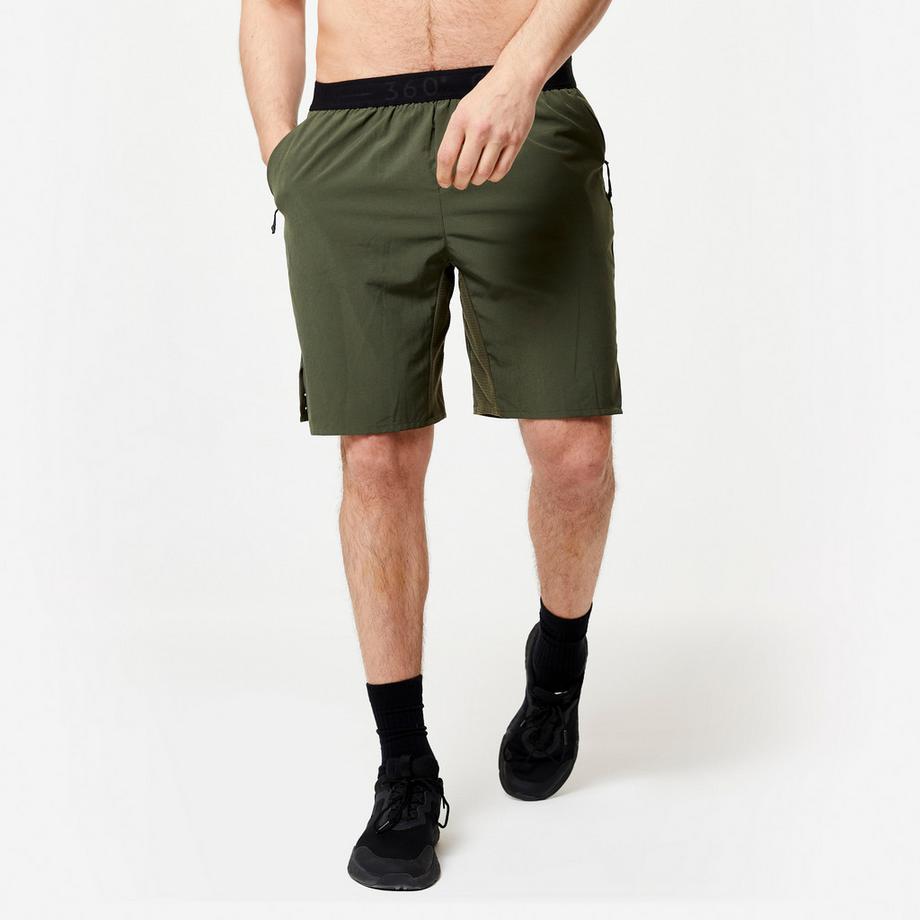 DOMYOS  Shorts uomo fitness tasche con zip 