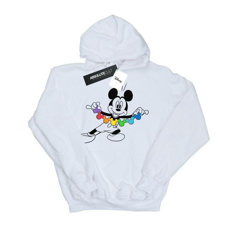 Disney Mickey Mouse Felpa con Cappuccio Arcobaleno  