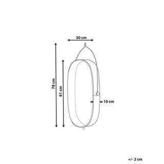 Beliani Wandlampe aus Eisen Modern KUNTHI  