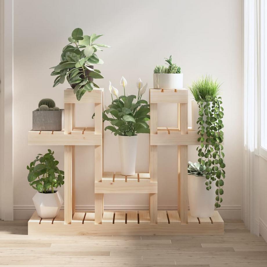 VidaXL supporto per piante Pine Wood  