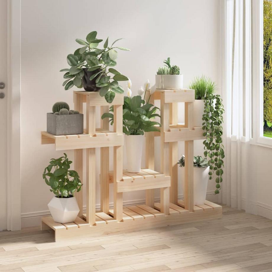VidaXL supporto per piante Pine Wood  
