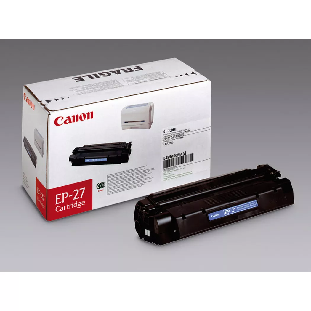 Canon – Toner-Modul EP-27 schwarz 8489A002 LBP 3200 2500 Seiten, Schwarz, One Size