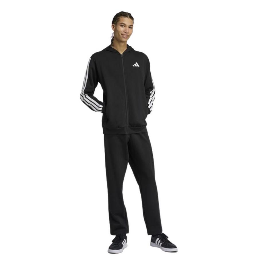 adidas  Survêtet 3Stripes Fleece Hooded Tracksuit 