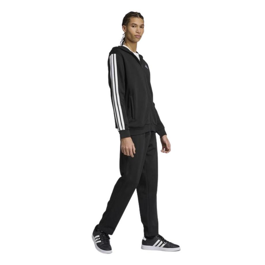 adidas  Survêtet 3Stripes Fleece Hooded Tracksuit 
