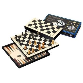 CARLETTO  Philos 2511 - Reise-Schach-Backgammon-Dame-Set 
