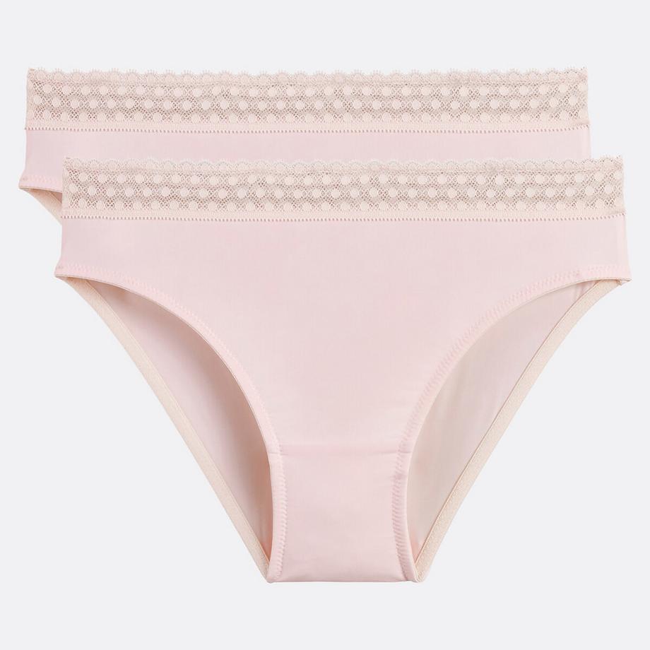 La Redoute Collections Vikie Slips Microfibre Lot de 2  