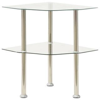 VidaXL Table d'appoint verre  