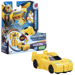 Hasbro  Transformers EarthSpark - Action figure di Bumblebee da 10 cm, conversione in 1 passaggio con lancio in aria, robot giocattolo per bambini e bambine dai 6 anni in su 