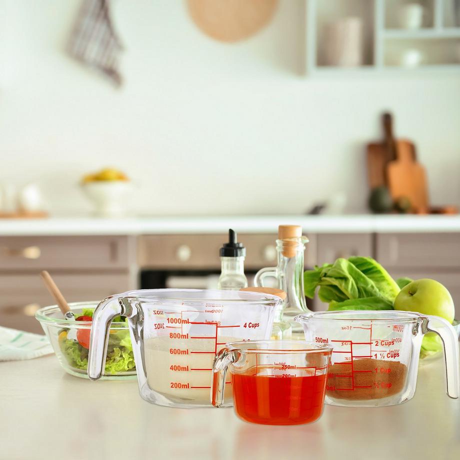 B2X Messbecher aus Glas 3er-Set  