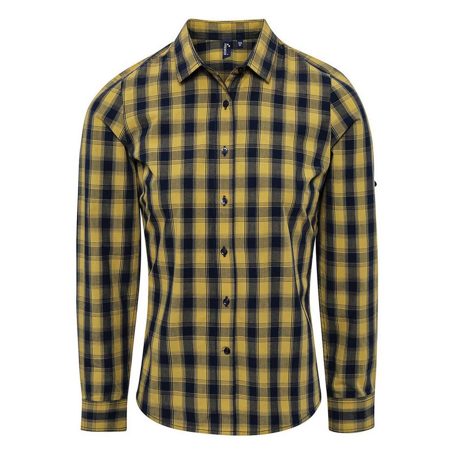 Mulligan Camicia A Quadri Manica Lunga