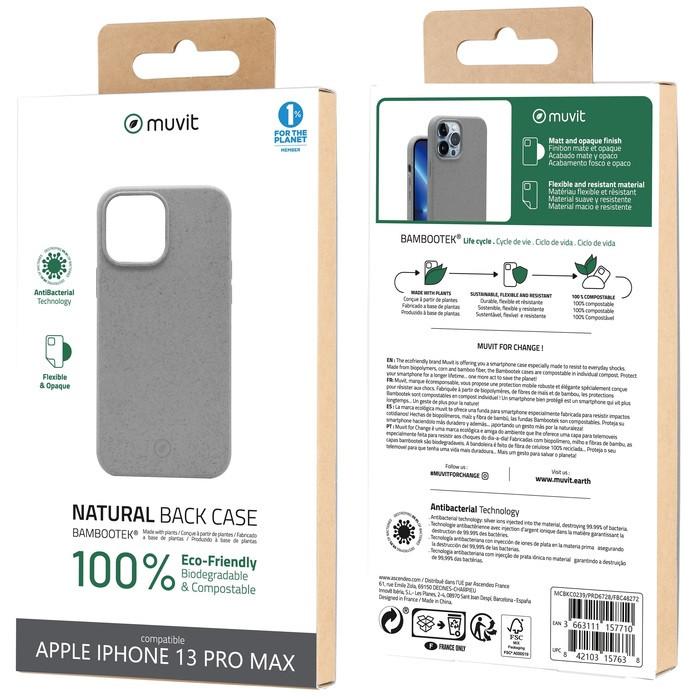 Muvit  Cover per iPhone 13 Pro Max 