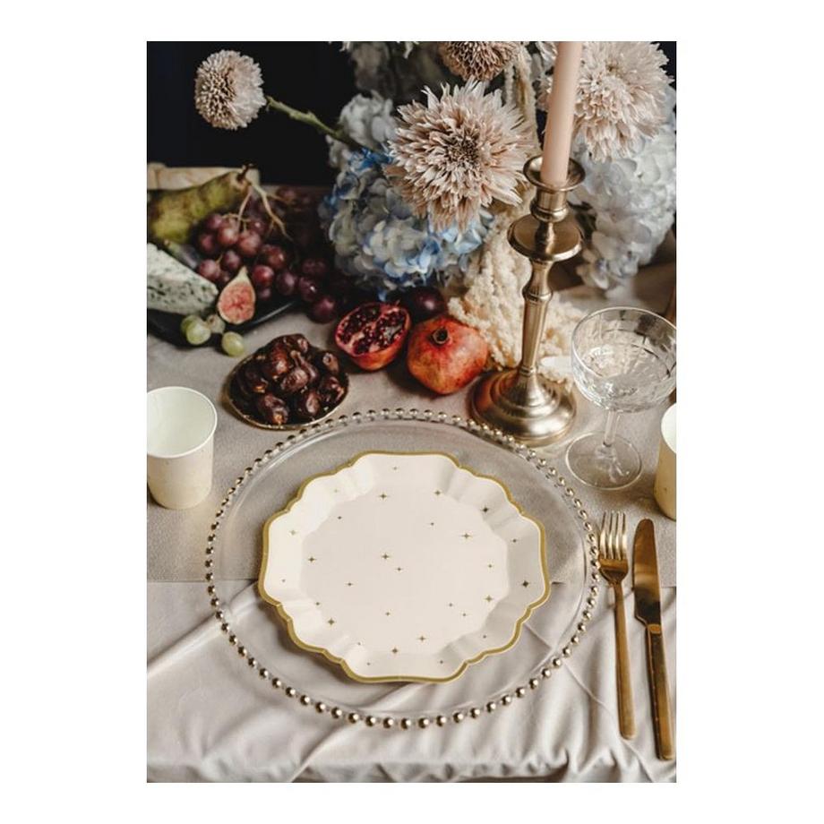 PartyDeco Assiettes jetables étoiles  