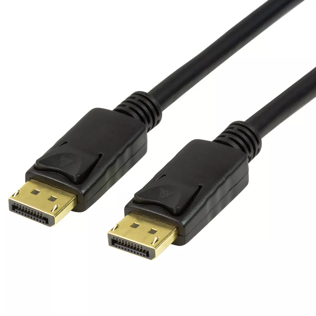 LogiLink CV0121 DisplayPort-Kabel 3 m Schwarz