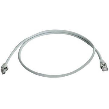 RJ45 Cavo di rete, cavo patch CAT 5e F/UTP 25.00 m Grigio Ritardante di fiamma, con pro