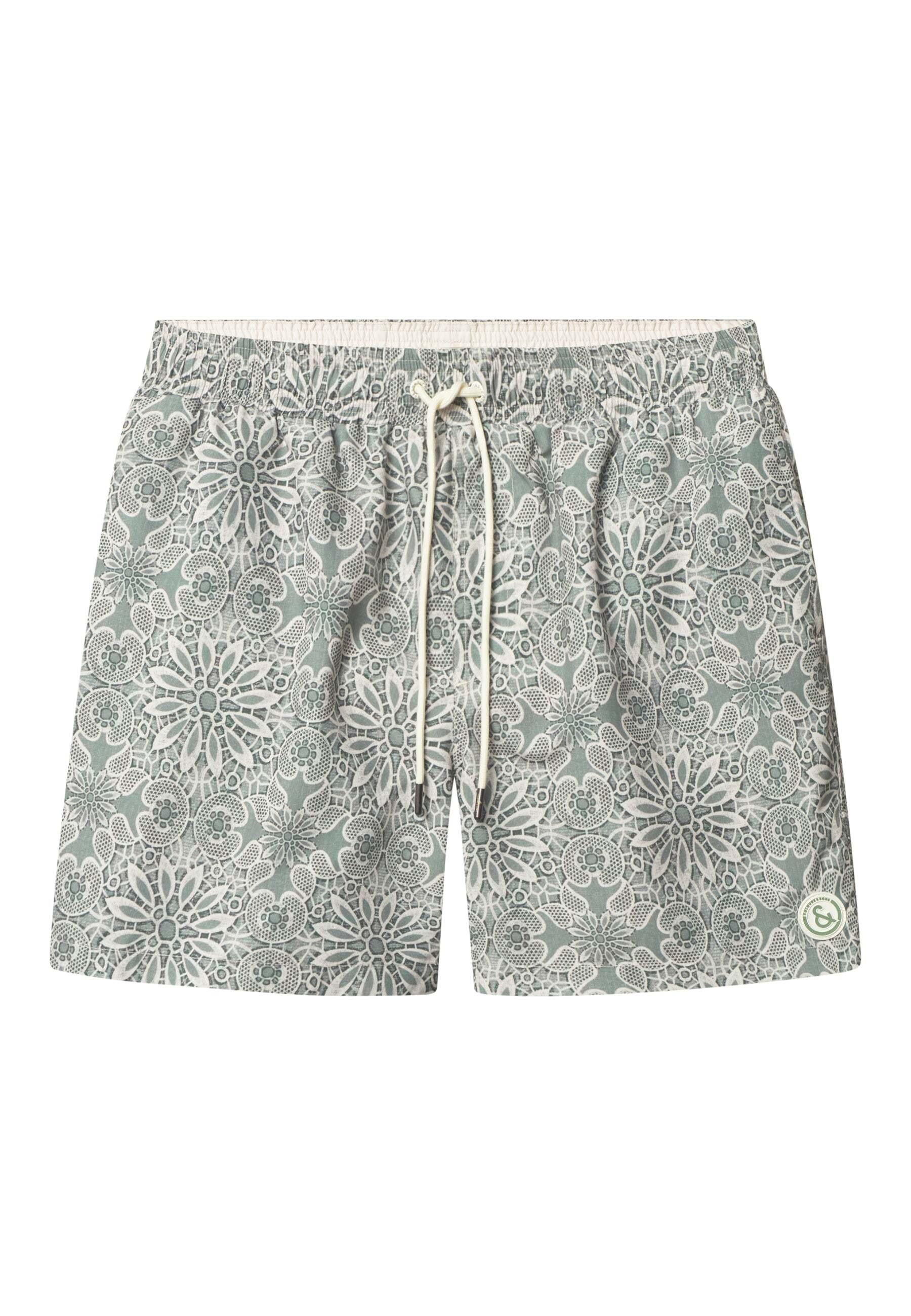 Colours & Sons Printed Swimshorts  
