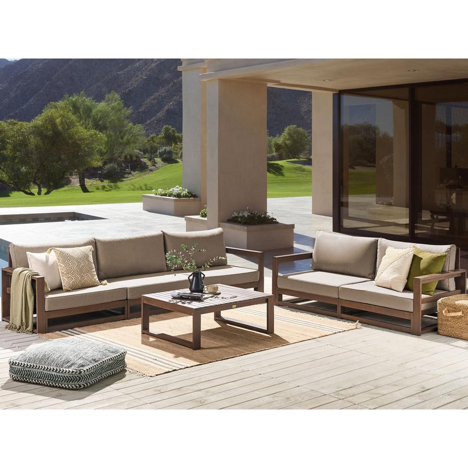 Beliani Lounge Set mit Tisch aus FSC® zertifiziertes Akazienholz Skandinavisch TIMOR  