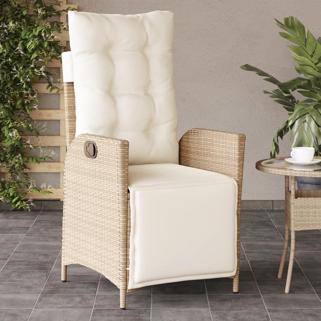 VidaXL Gartensessel verstellbar poly-rattan  