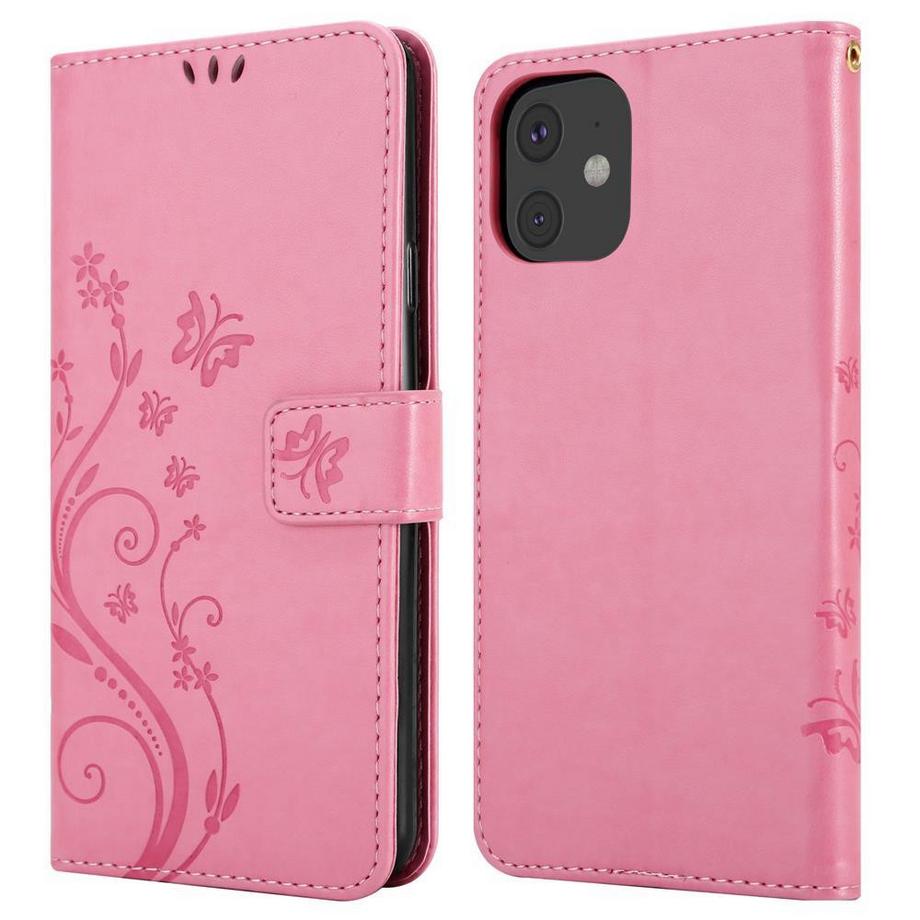 Cadorabo  Housse compatible avec Apple iPhone 11 - Coque de protection au design floral avec fermeture magnétique, fonction de support et emplacements pour cartes 
