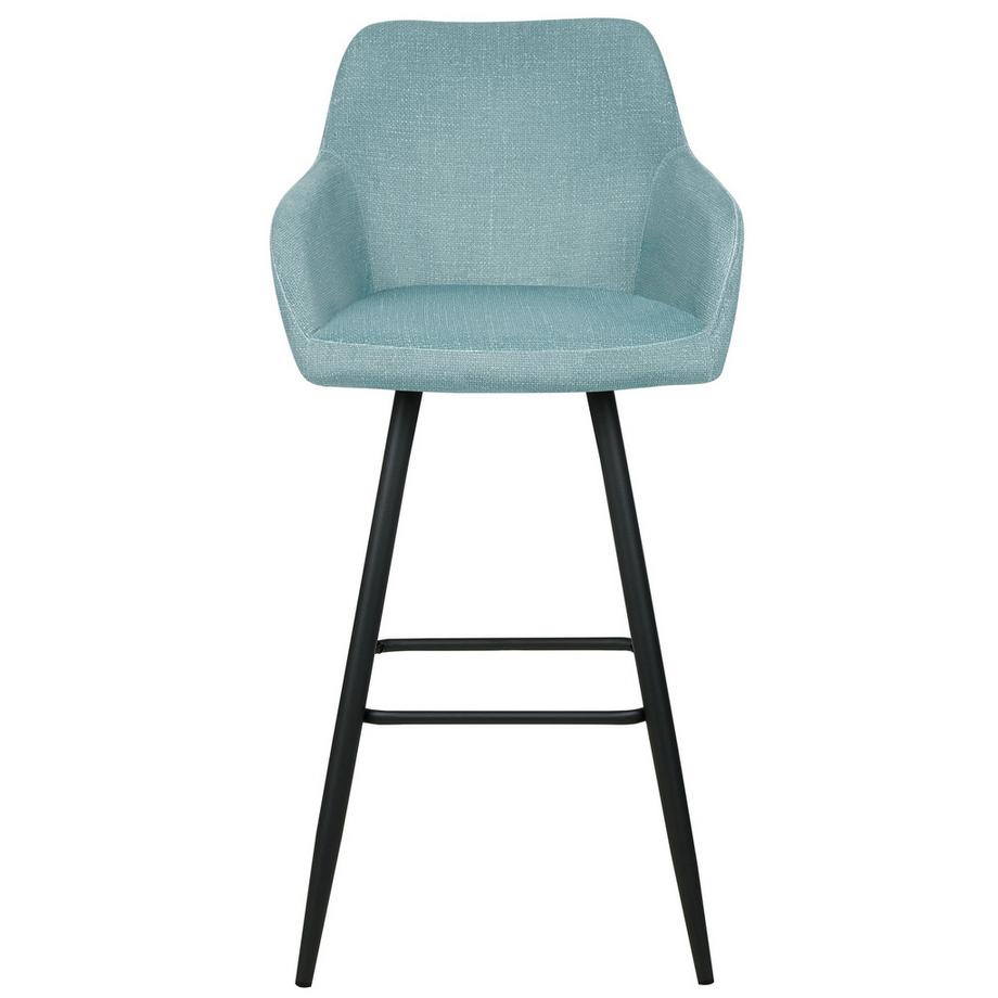 Beliani Set mit 2 Barstühlen aus Samtstoff Modern CASMALIA  