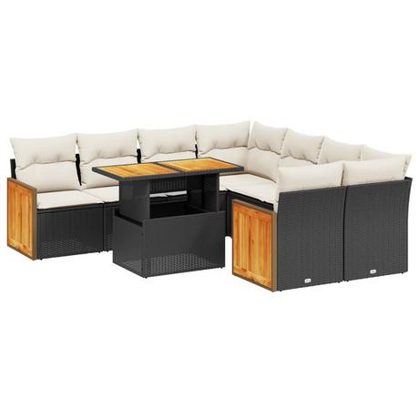 VidaXL Garten sofagarnitur poly-rattan  