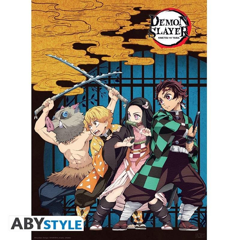 Abystyle  Poster - Set of 2 - Demon Slayer - Team & Duo 