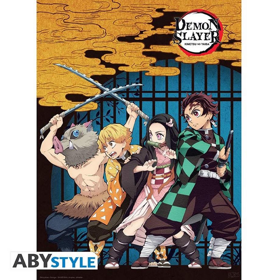 Abystyle  Poster - Packung mit 2 - Demon Slayer - Team & Duo 
