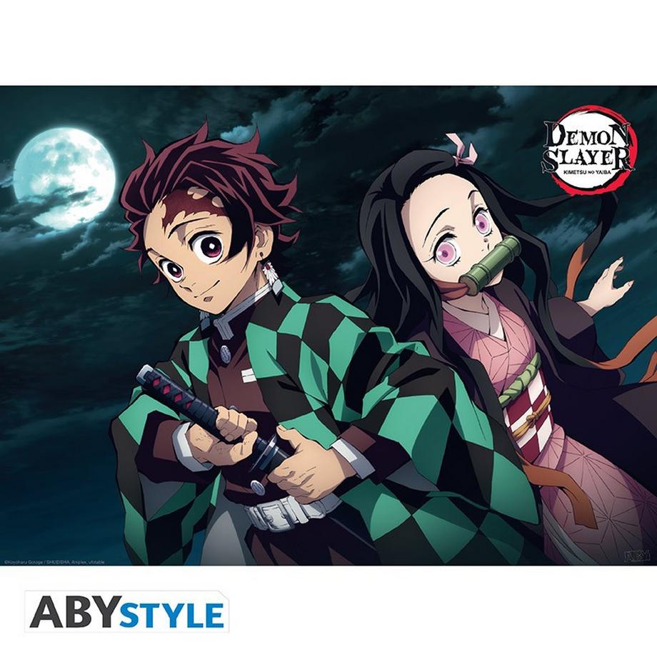 Abystyle  Poster - Packung mit 2 - Demon Slayer - Team & Duo 