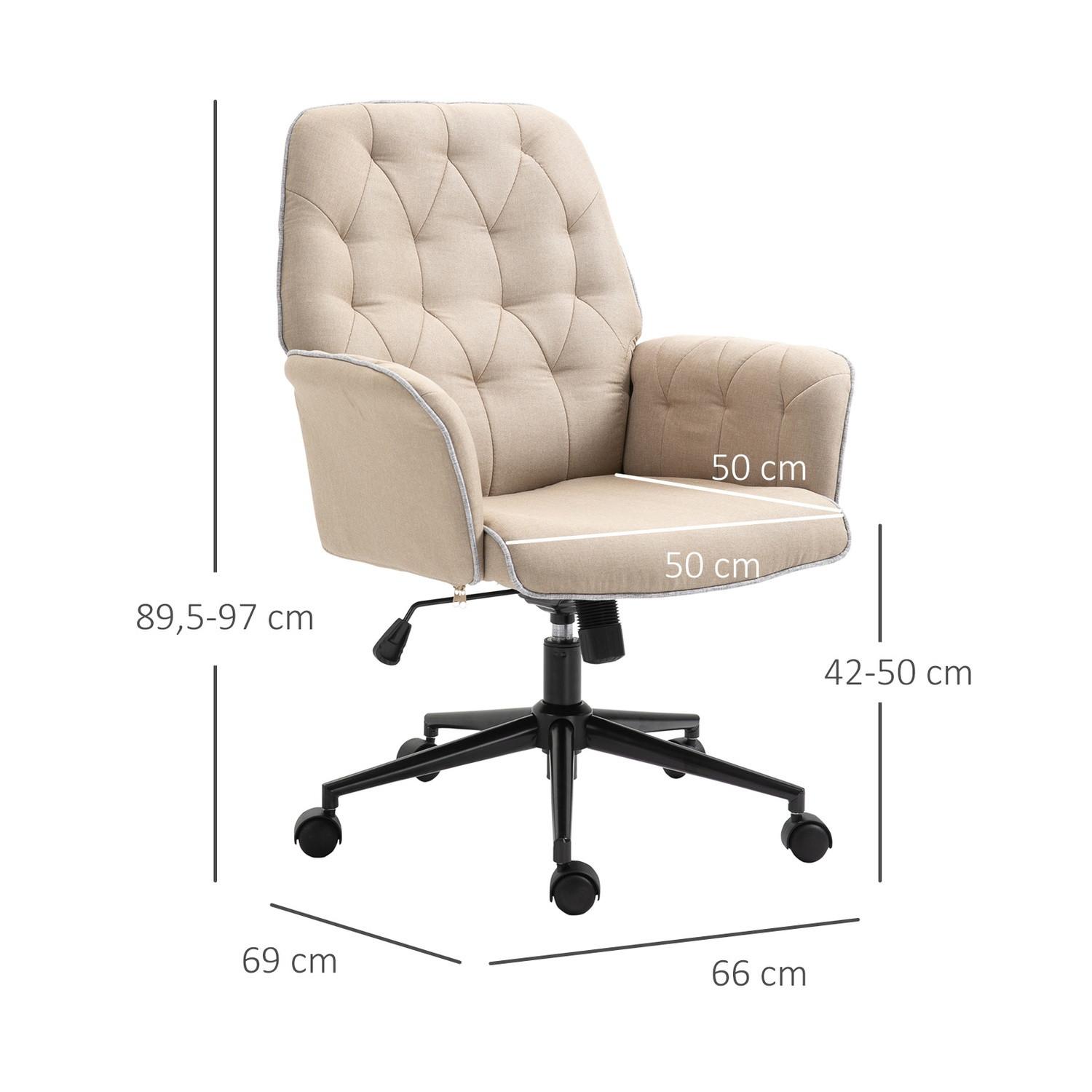 Northio Chaise Pivotante Chaise De Bureau Réglable En Hauteur Ergonomique Fonction Bascule Mousse  