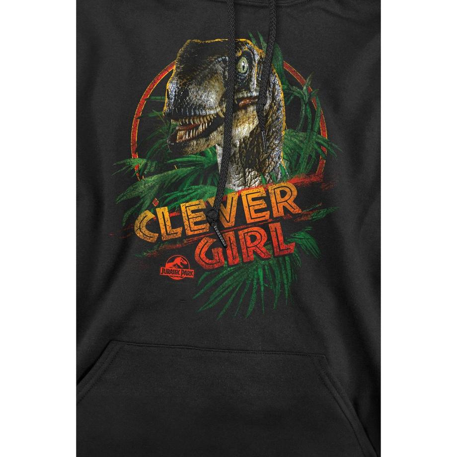 Jurassic Park Clever Girl Felpa con Cappuccio  