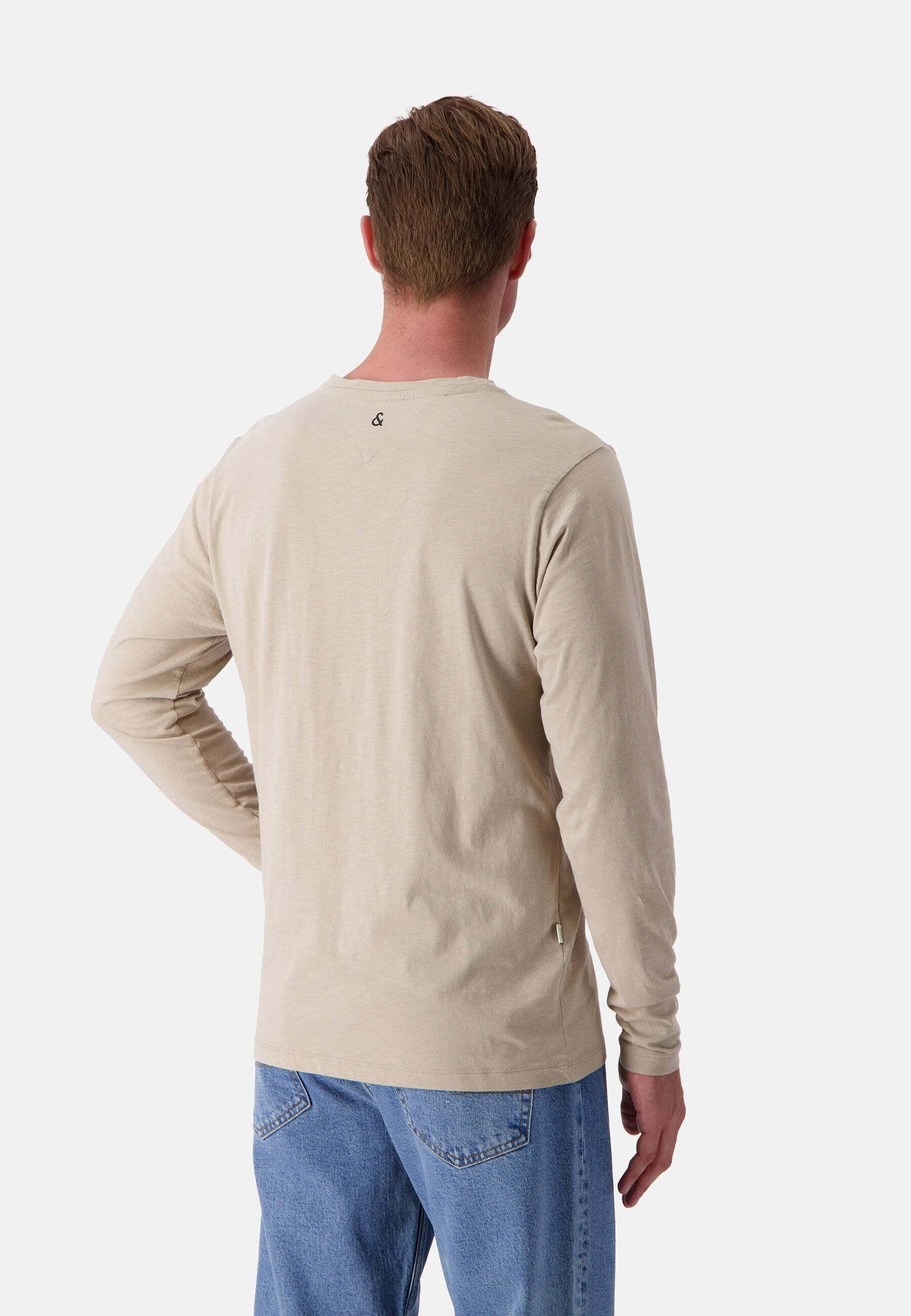 Colours & Sons  Langarmshirts Henley - Slub 